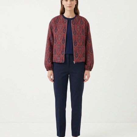 RED & DARK BLUE JACKET